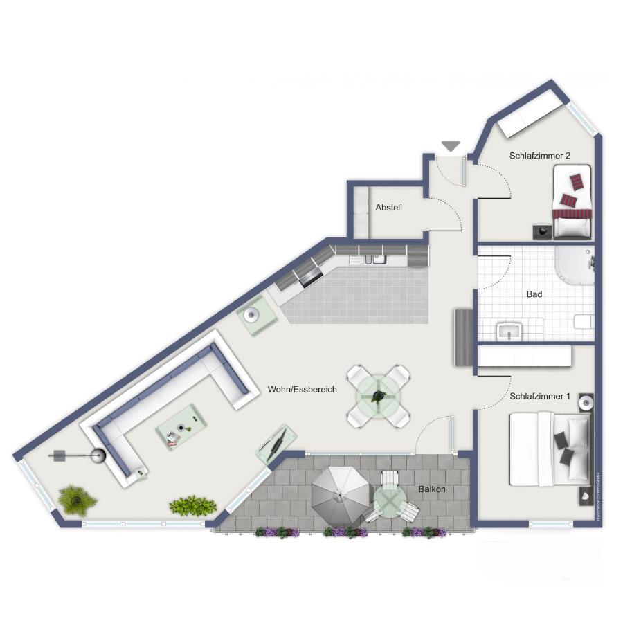 Atlantik Wohnung 108 Ostseebad Kühlungsborn Esterno foto